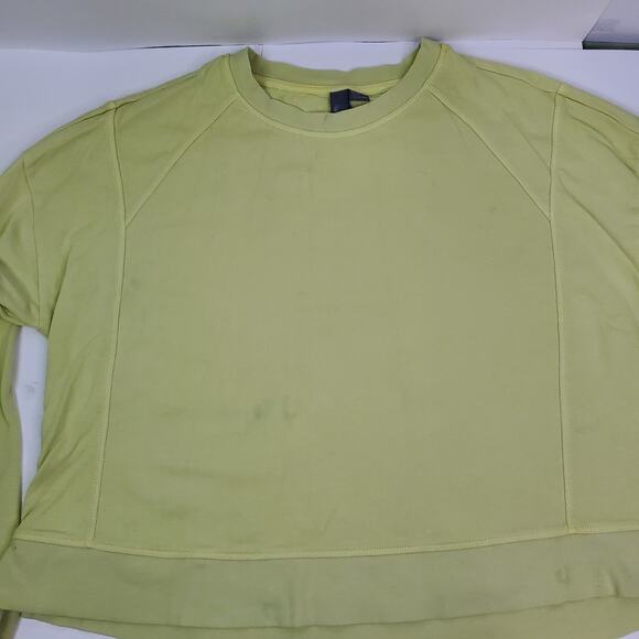 Sweaty Betty Sweatshirt After Class London Longline Zest Green Size 10 Workout - Picture 4 of 11